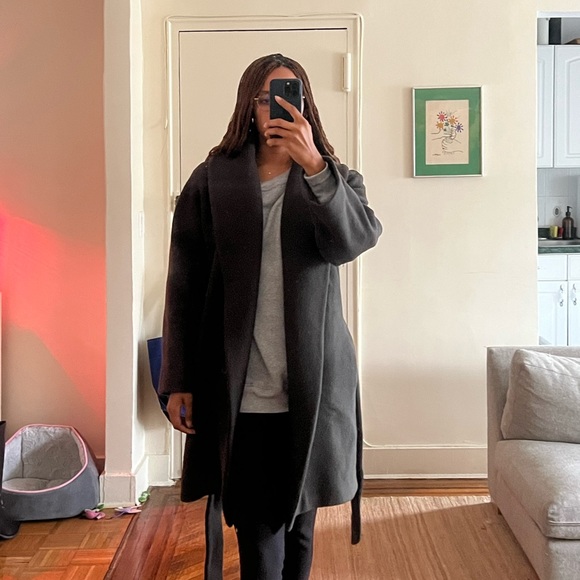 SOLD • Club Monaco 100% Italian Wool Coat - Picture 2 of 4